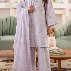 Unstitched Jacquard Cotton 3 Piece