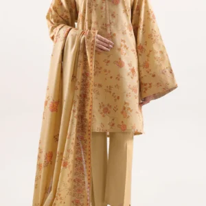 Unstitched Printed Lawn 3 Piece