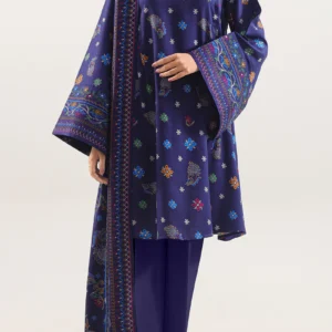 Unstitched Printed Lawn 3 Piece